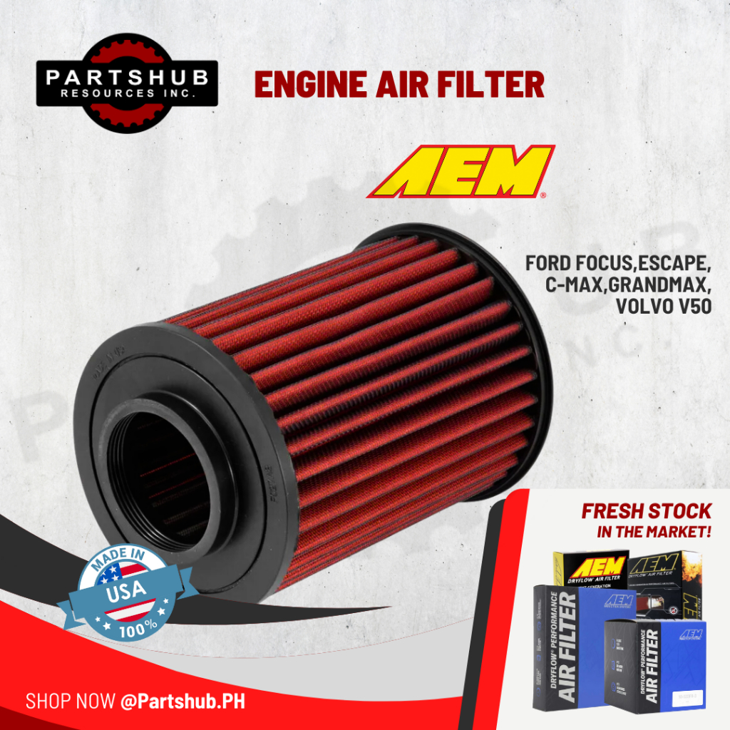 Filtre à Air AEM AE-20993 - Compatible Volvo C30/S40/V50 Etc. Et Ford C-MAX - Neuf