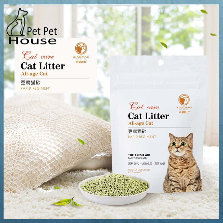 6L/1.8KG Biodegradable Plant Tofu Cat Litters Flushable Clumping, Pure