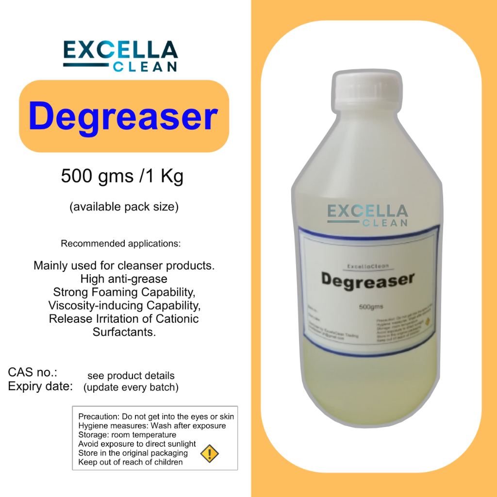 Degreaser for DIY dishwashing liquid laundry detergent and other