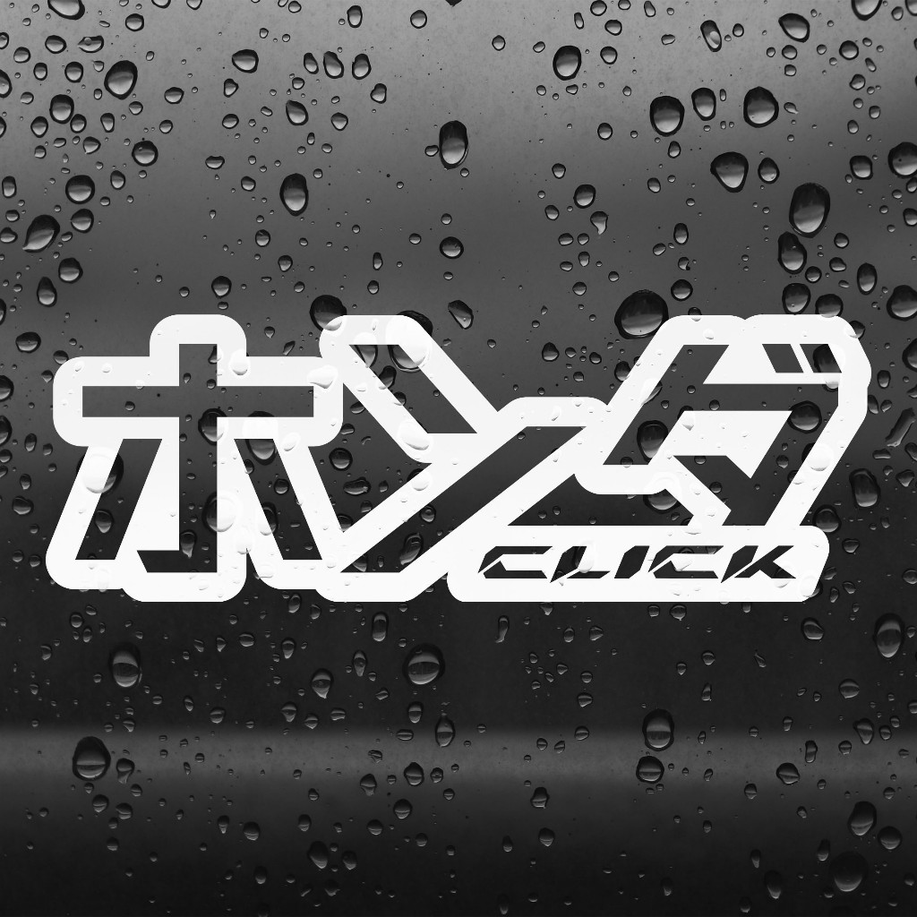 Kanji / japanese writing of Honda with click logo decal / motorcycle ...