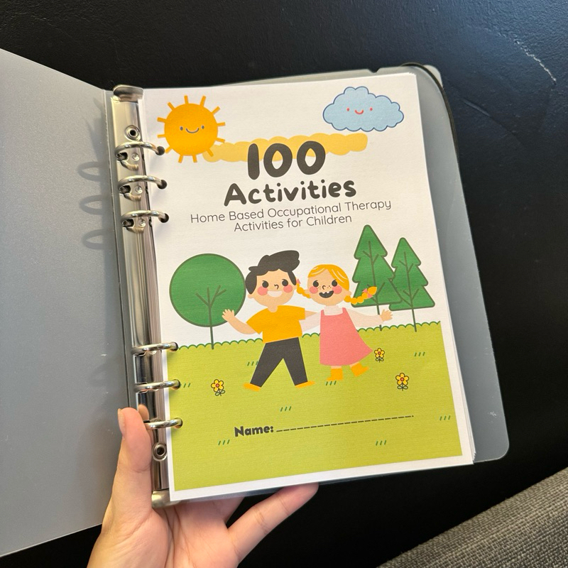 100 Home Based Activities for Children (Occupational Therapy) | Shopee ...