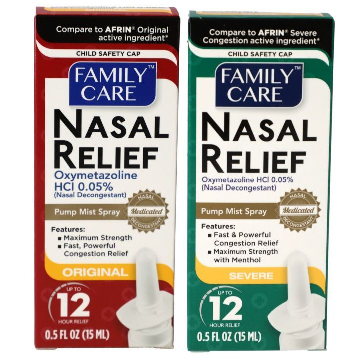 Family Care Nasal Relief Spray, 15ml I Original, Severe I Imported from ...