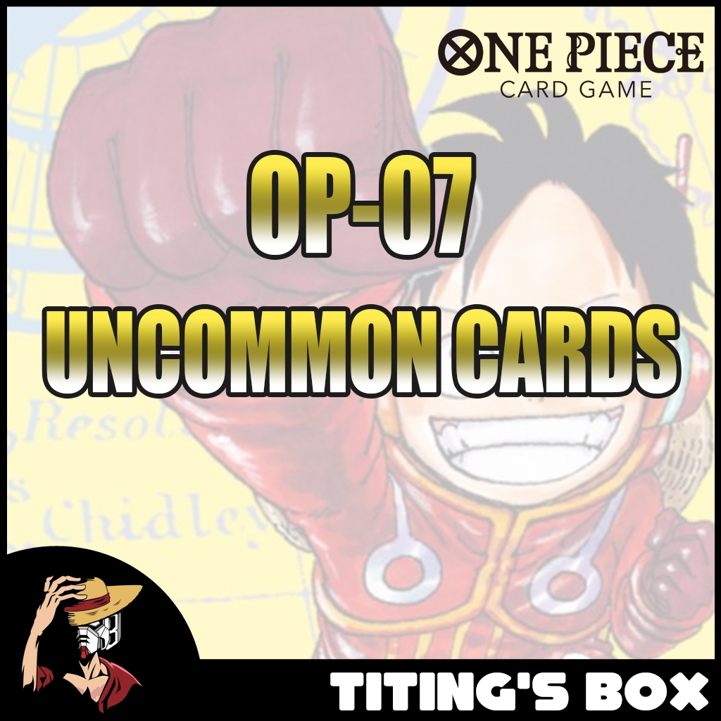 [JP] One Piece Card Game OP07 [UC] Uncommon Cards - OP-07 500 Years in ...