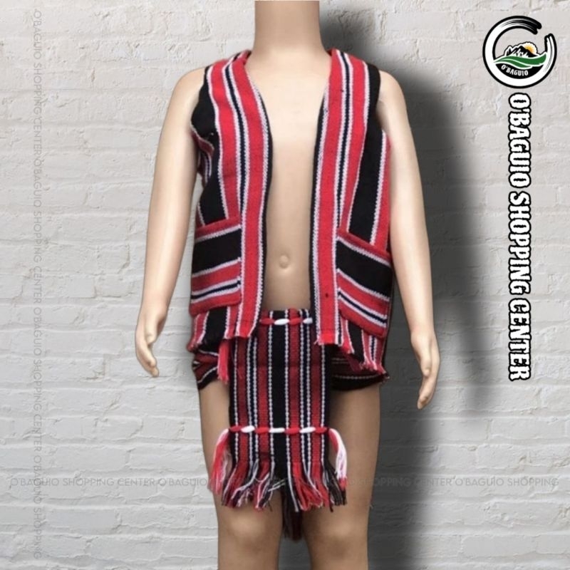 (Set) Kids Igorot Costume Benguet Attire | Inabel Products (COD ...