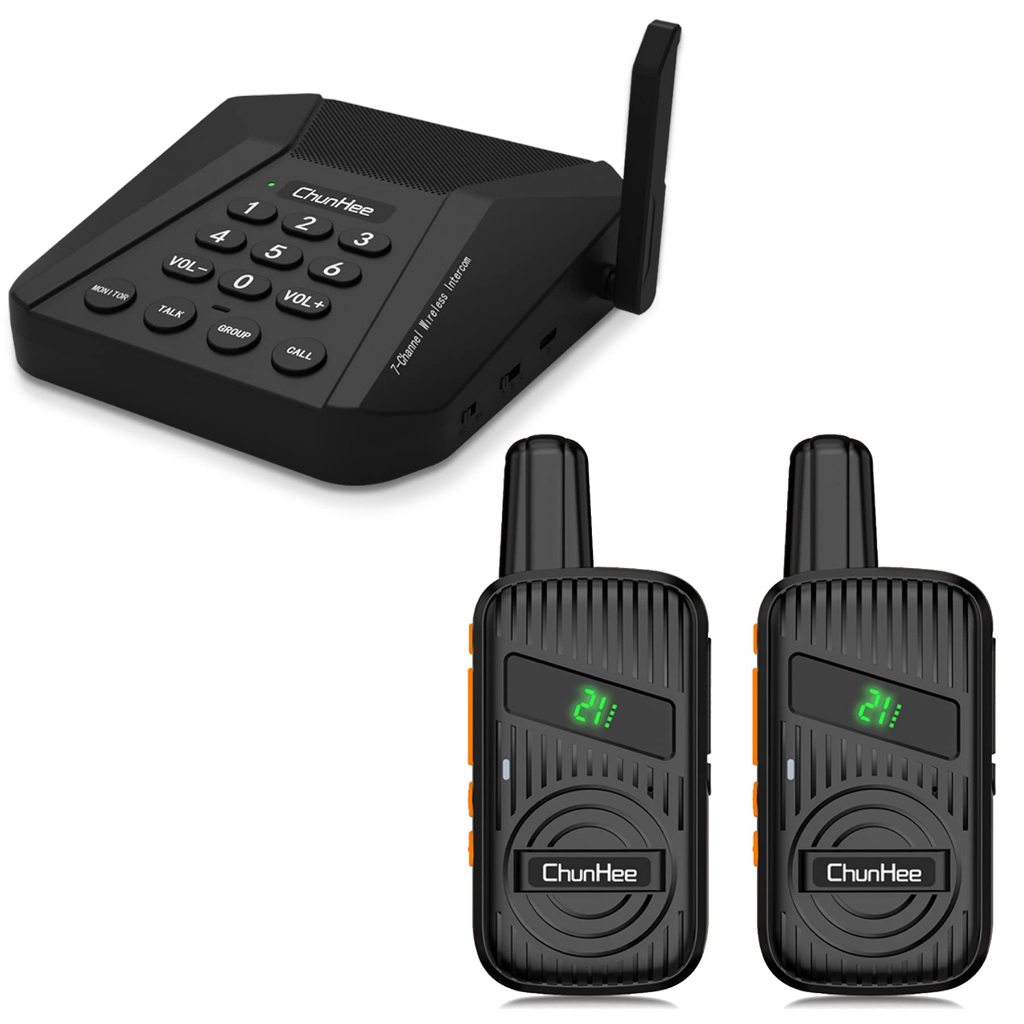 ChunHee Walkie Talkie Portable Intercom System for Home Office Room to ...