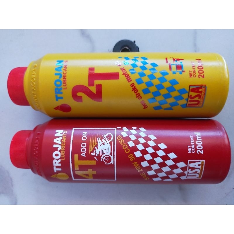 TROJON LUBRICANTS OIL 4T 20W-50 & 2T 200ML | Shopee Philippines