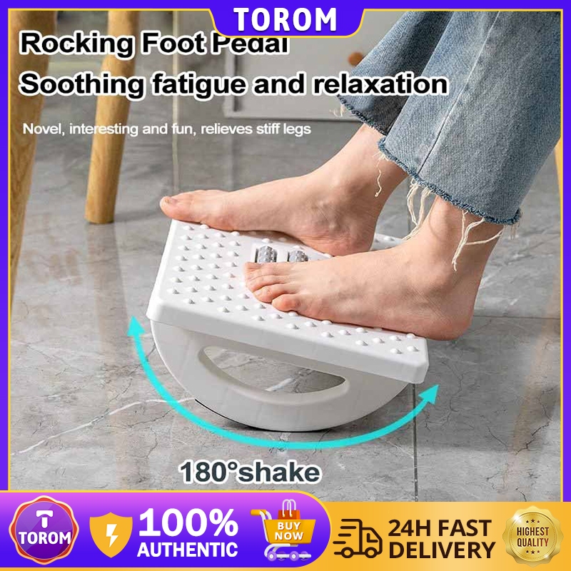 Footrest Under Table Ergonomic Shake Non Slip Adjustable Angle Footrest ...