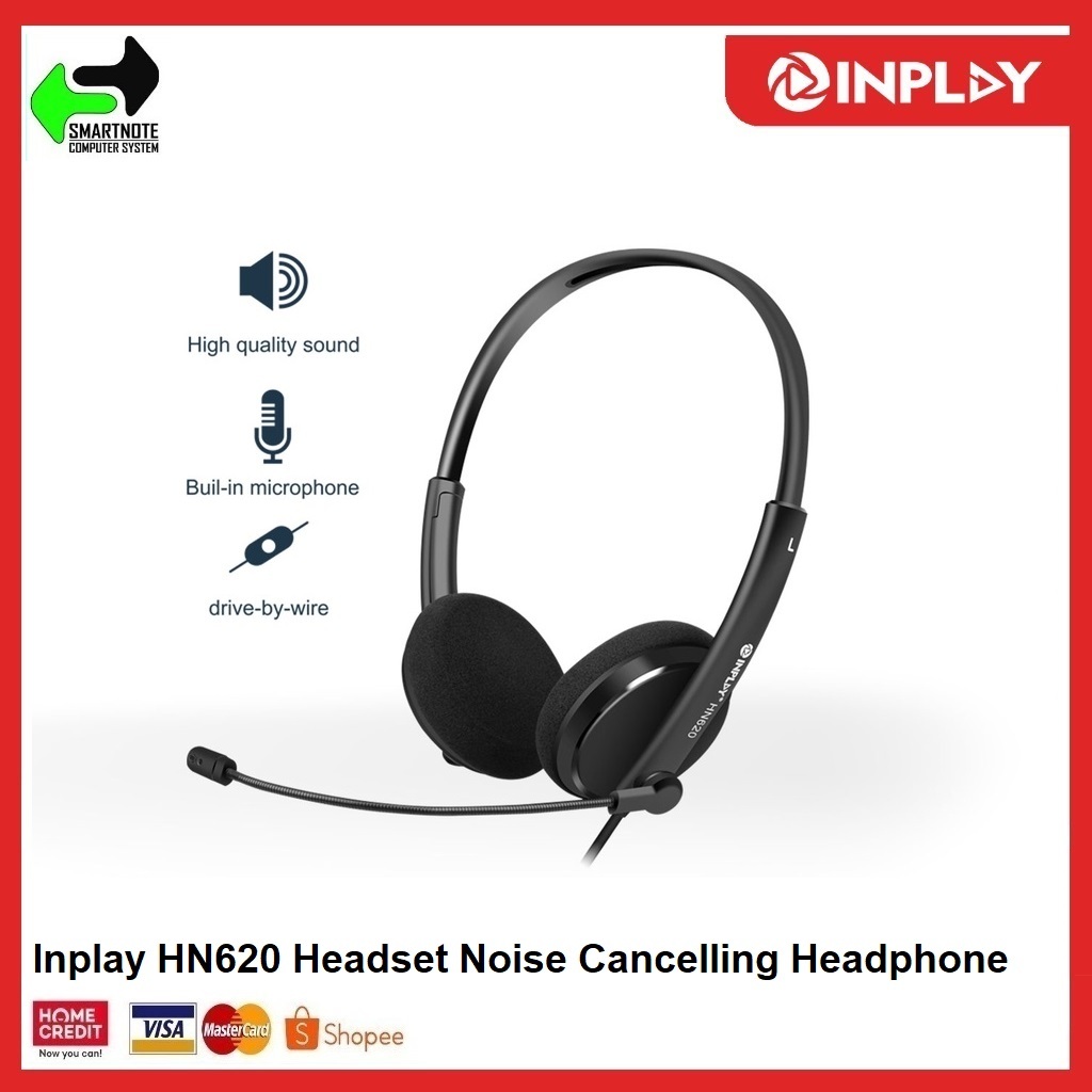INPLAY HN620R NOISE CANCELLING HEADSET WITH MIC | Shopee Philippines