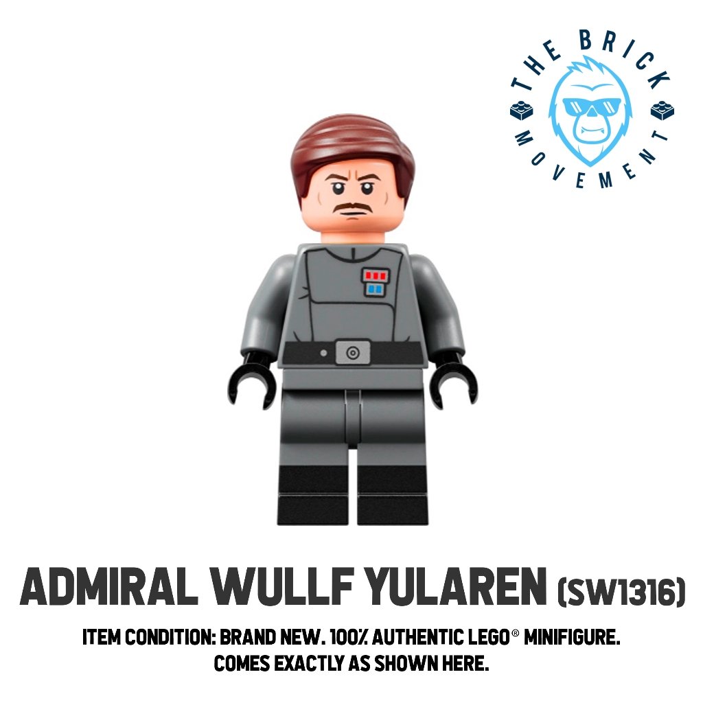 LEGO® STAR WARS Admiral Wullf Yularen Minifigure | Shopee Philippines