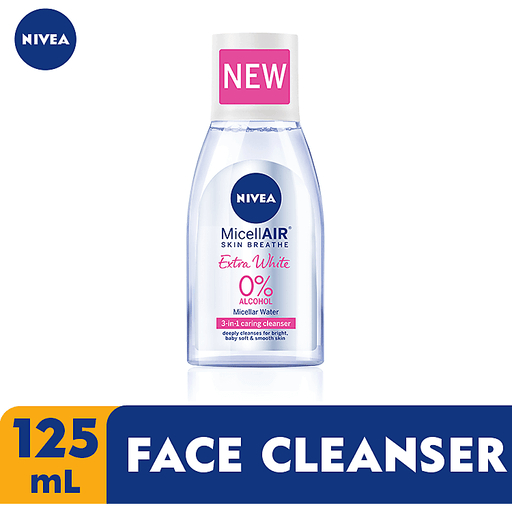 Nivea MicellAir Skin Breathe Extra White 125ml | Shopee Philippines