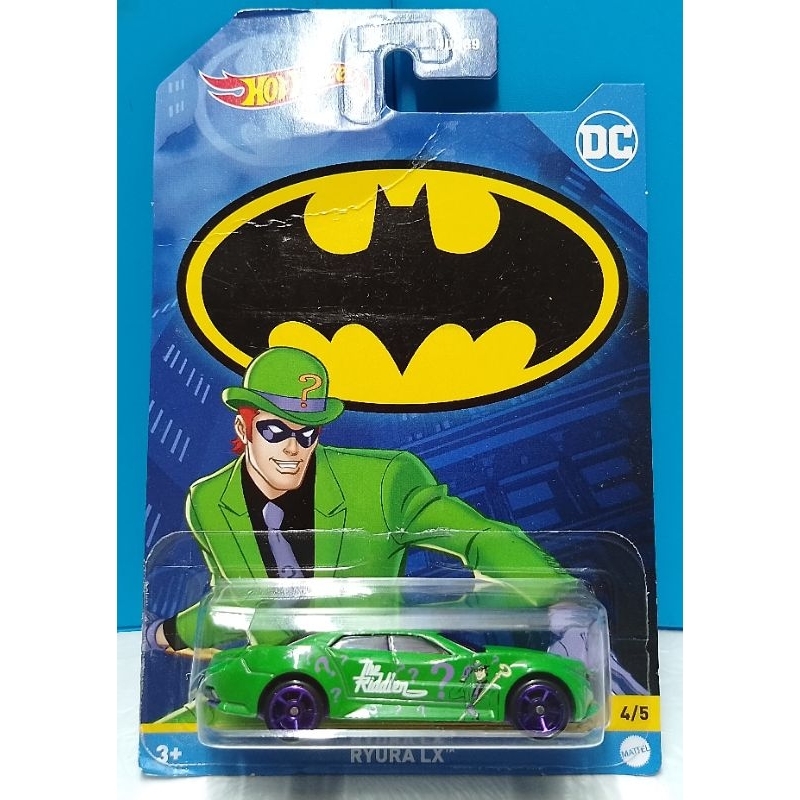 Hot Wheels DC Comics The Riddler Ryura LX 4/5 | Shopee Philippines