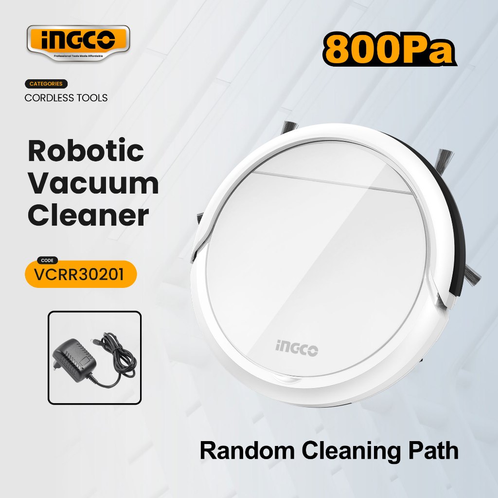 Ingco Robotic Vacuum Cleaner (Random Style) VCRR30201 IPT | Shopee ...