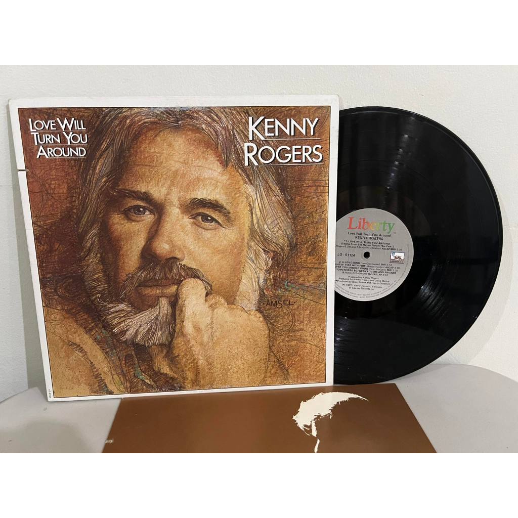 Kenny Rogers Love Will Turn You Around Vintage PLAKA VG+ A11 Shopee