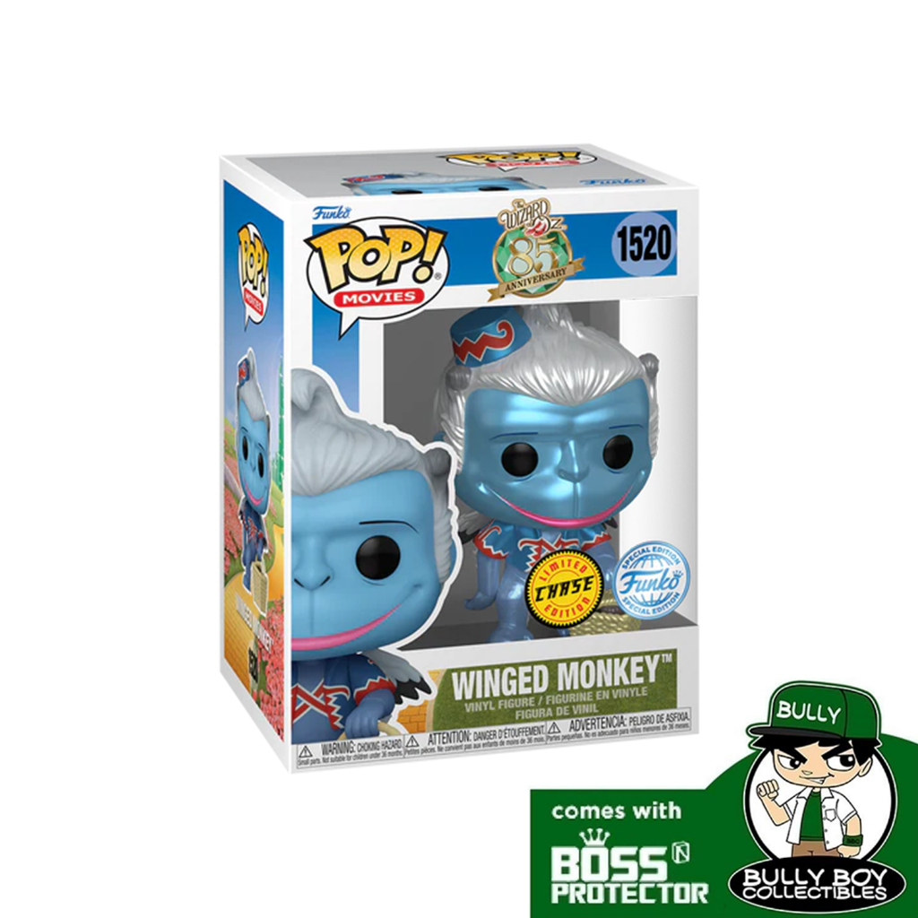 Funko Pop Winged Monkey Specialty Series - Wizard Of Oz 85th Anniversary With Protector Case