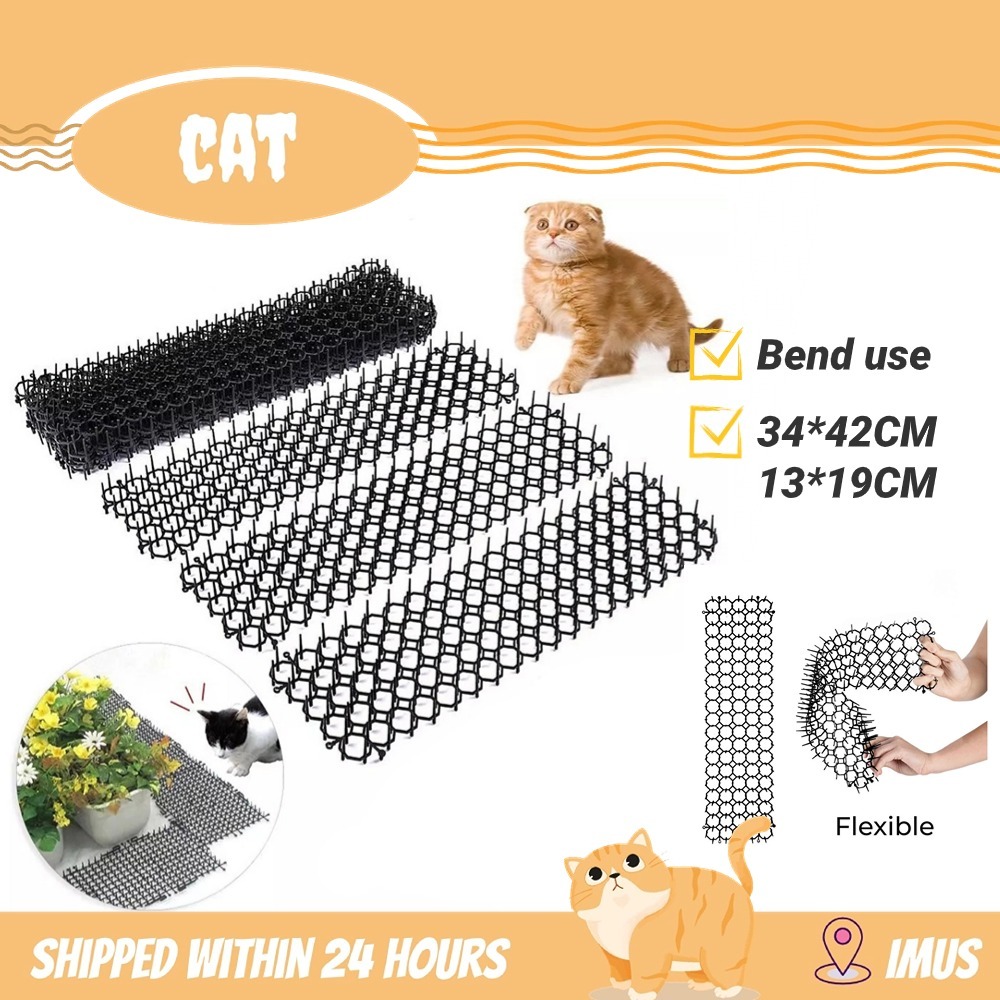 BABAH PET - Renna Cat Scat Mat with Spikes Deterrent Mat Cat Repellent ...