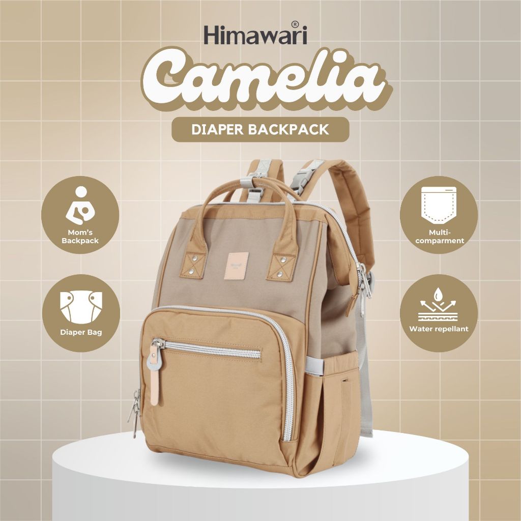 Himawari Camelia Diaper Baby Backpack for Mom's Backpack (121304