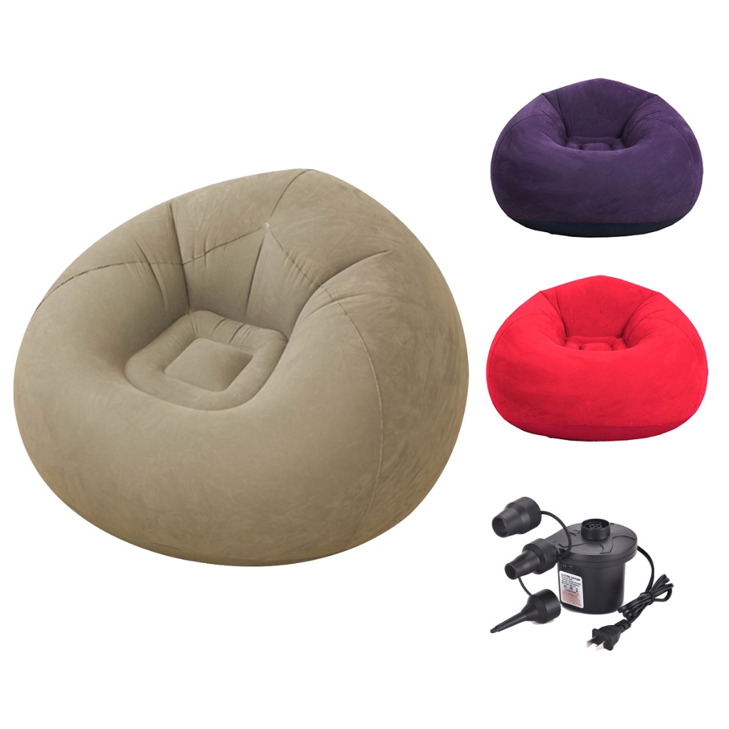 Lazy sofa single comfortable sofa flocked sleeping chair small sofa