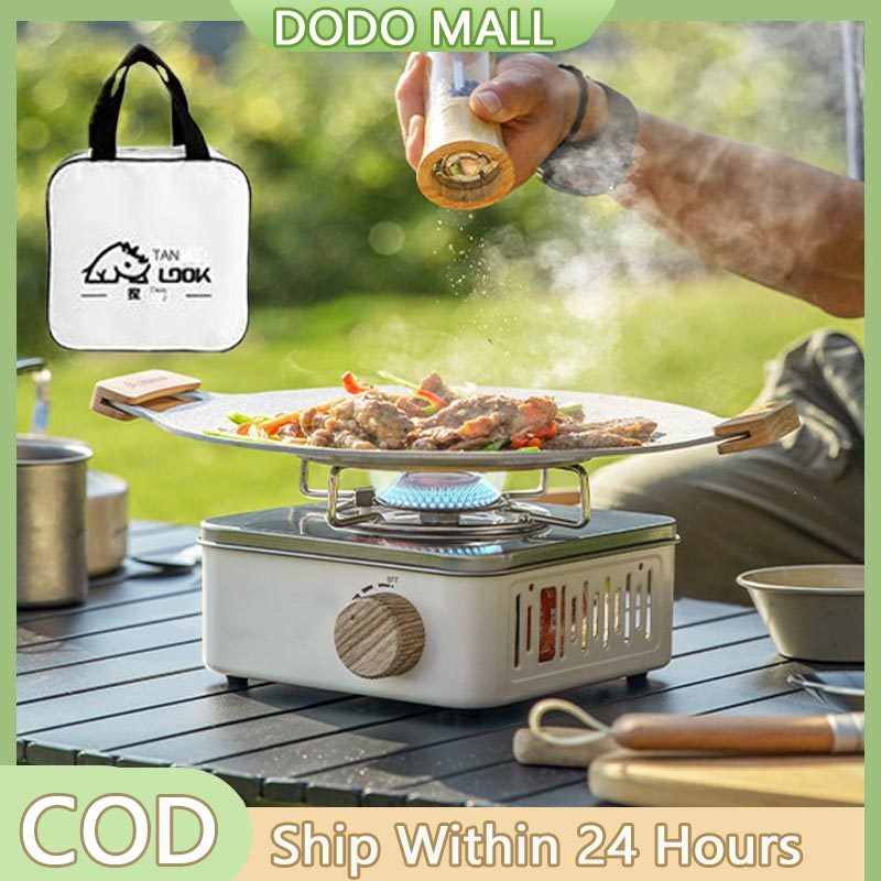 Camping Gas Stove MINI Cassette Furnace Camping Supplies Cooker Portable  Butane Cassette Grill