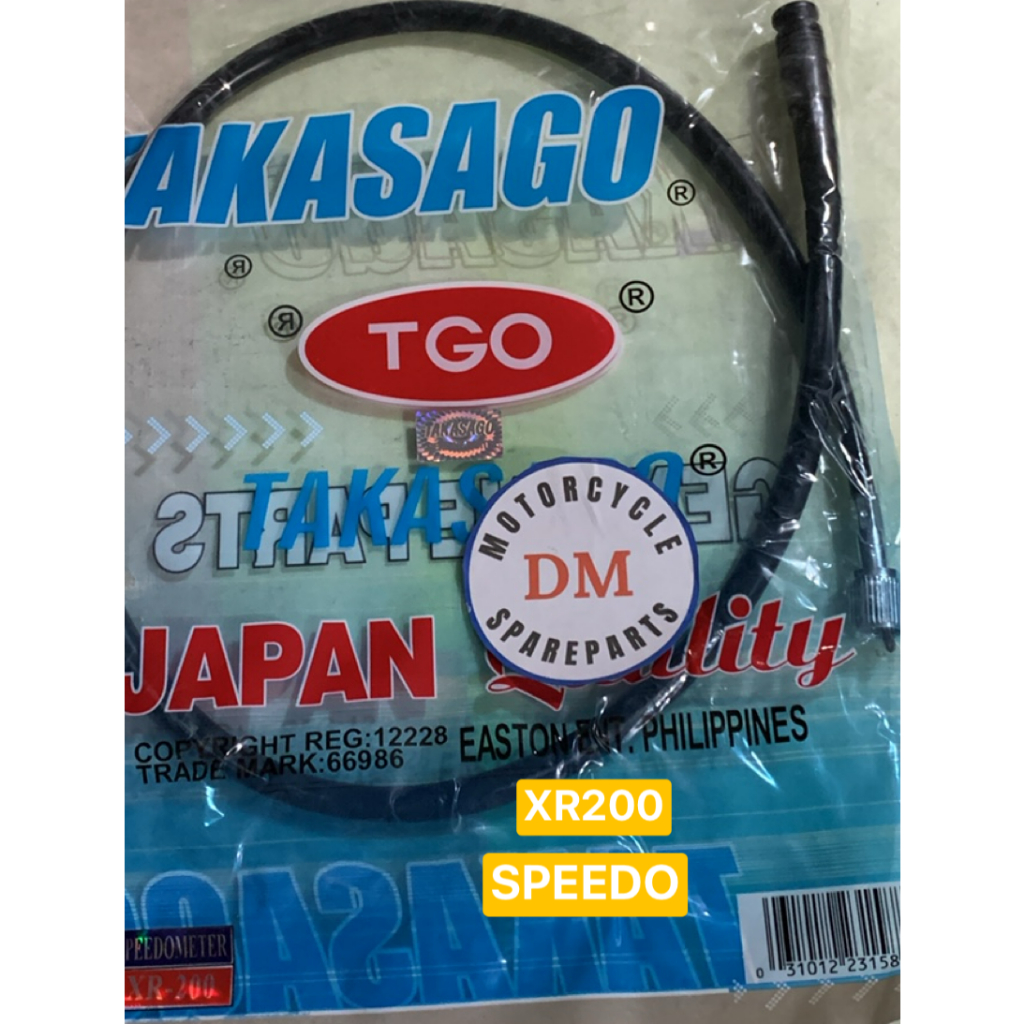 XR200 SPEEDOMETER CABLE [ LEGIT DEALER TAKASAGO BRAND ] Shopee Philippines