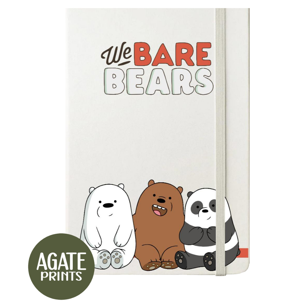 we Bare Bears!! Notebook Journal A5 size Type Diary Journal with Garter ...