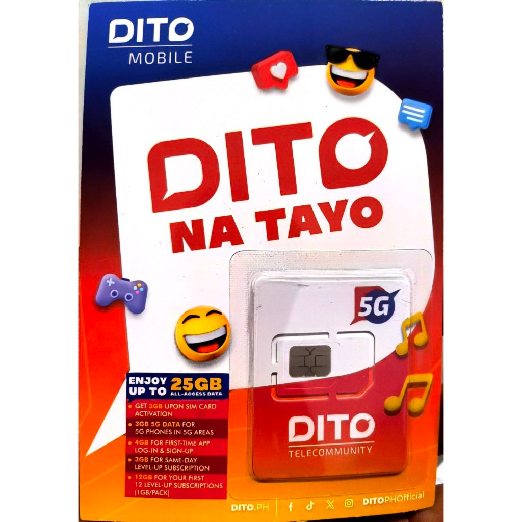 DITO SIM Starter Pack | Shopee Philippines