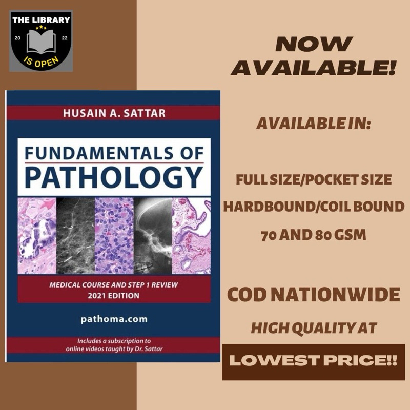 SATTAR FUNDAMENTALS OF PATHOLOGY (PATHOMA) | Shopee Philippines