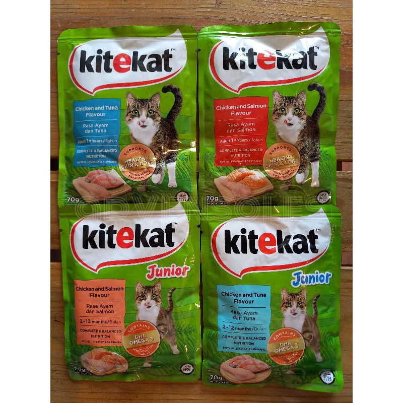 KITEKAT Wet Cat Food 70g Pouch Shopee Philippines