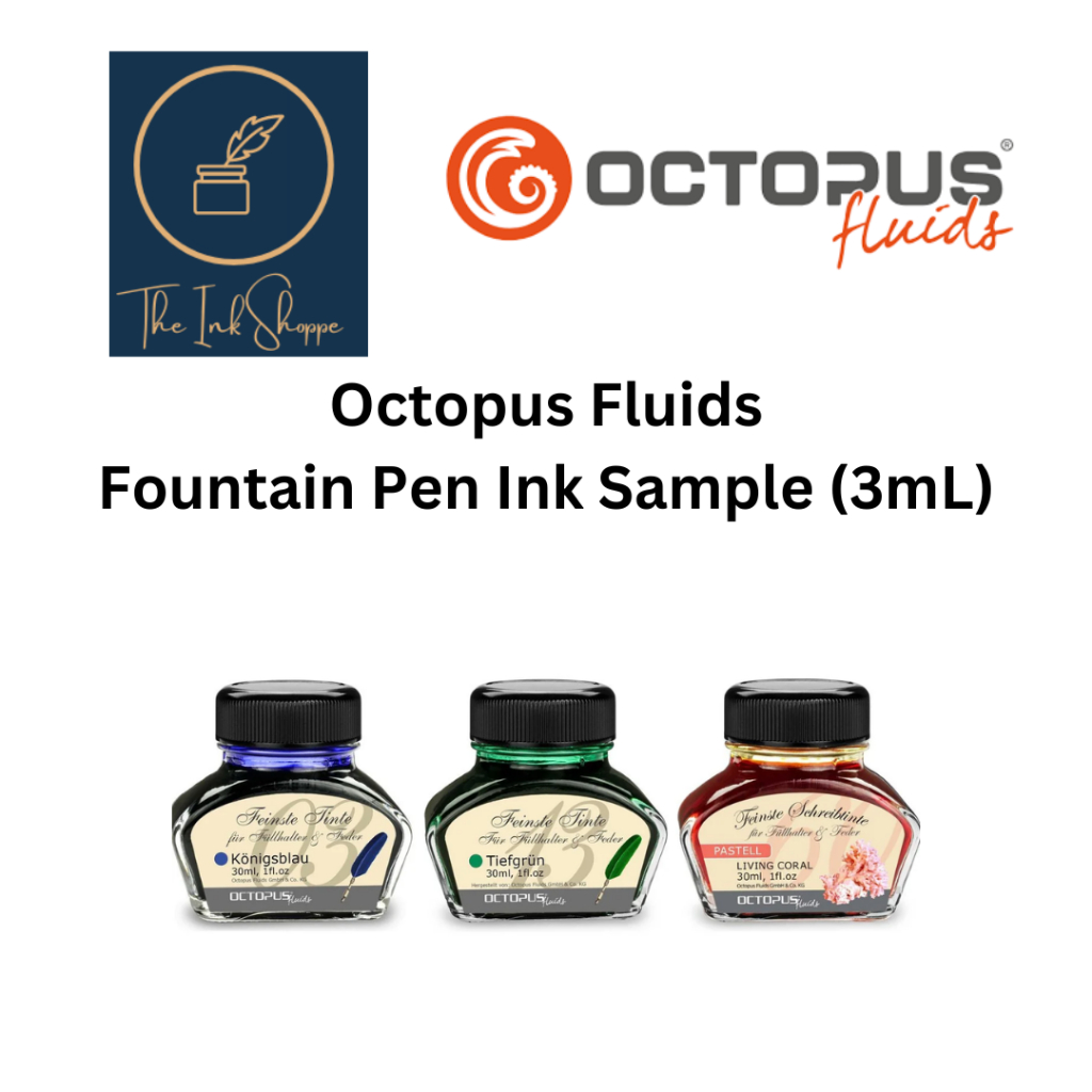 Octopus Fluids Fountain Pen Ink Sample (3mL) | Shopee Philippines