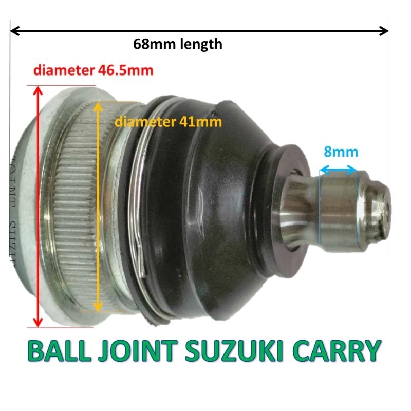 4M BALL JOINT TRANSFORMERS TYPE DA64V/DA64W SUZUKI CARRY SUZUKI ...