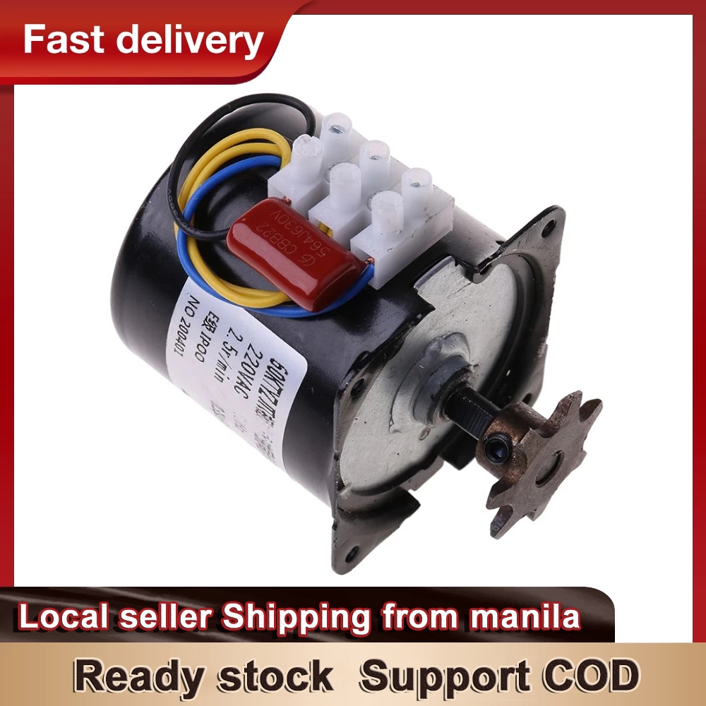 60KTYZ High Torque AC 220V 2.5RPM Gear-Box Electric Synchronous Gear