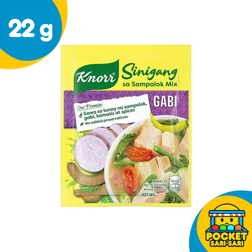 Knorr Sinigang na Gabi Mix 22g | Shopee Philippines