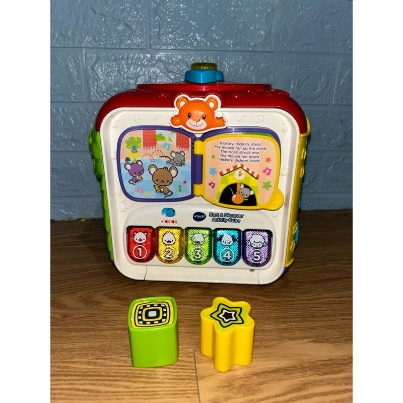 vtech sort and discover cube good condition | Shopee Philippines