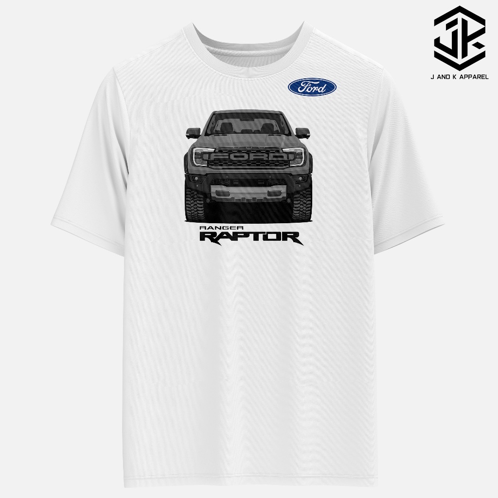 Ford Ranger Raptor Next-Gen Car Shirt- Gray | Shopee Philippines