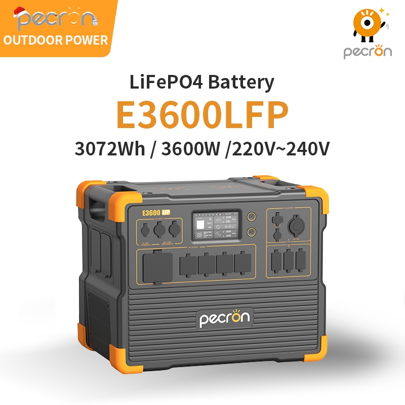 Pecron E3600lfp 3072wh 3600w Portable Power Station Lifepo4 Battery 