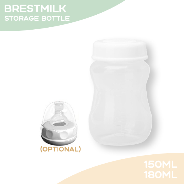 2 in 1 Breastmilk Storage Bottle Breast Milk Feeding Bottle with Nipple ...