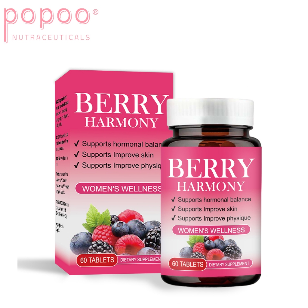 Popoo Berry Harmony Tablets Hormonal Balance Supplement for Women ...