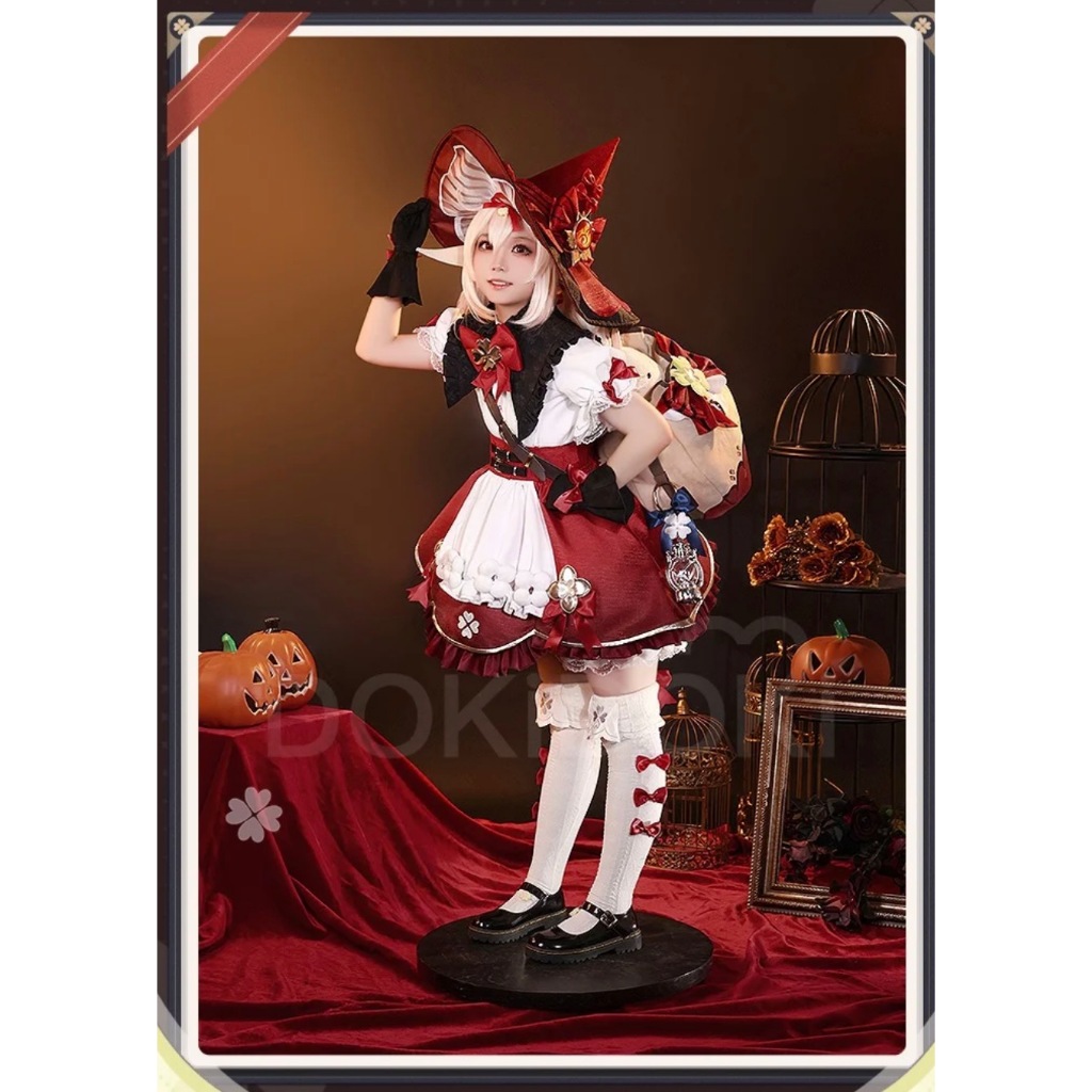 Klee Blossoming Starlight Cosplay Game Genshin Impact Klee Little Witch ...