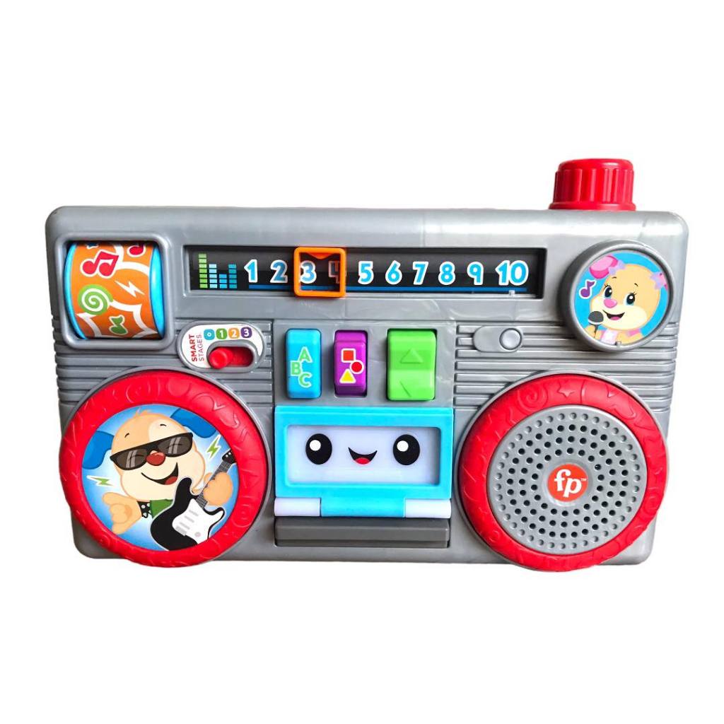 Fisher-Price Laugh & Learn Busy Boombox Toy, 0124-TOY-017 (Preloved ...