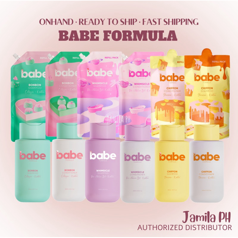 BABE FORMULA Shampoo/Conditioner - Chiffon Whimsicle Bonbon Nectar ...