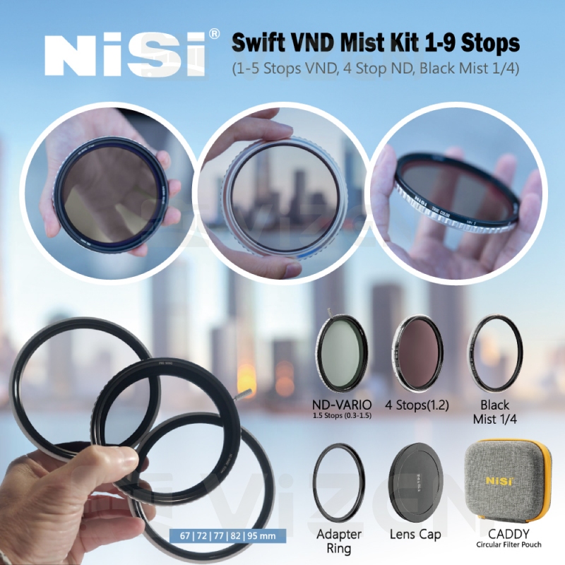 新品未開封】NiSi SWIFT VND 見付から mist kit 95mm