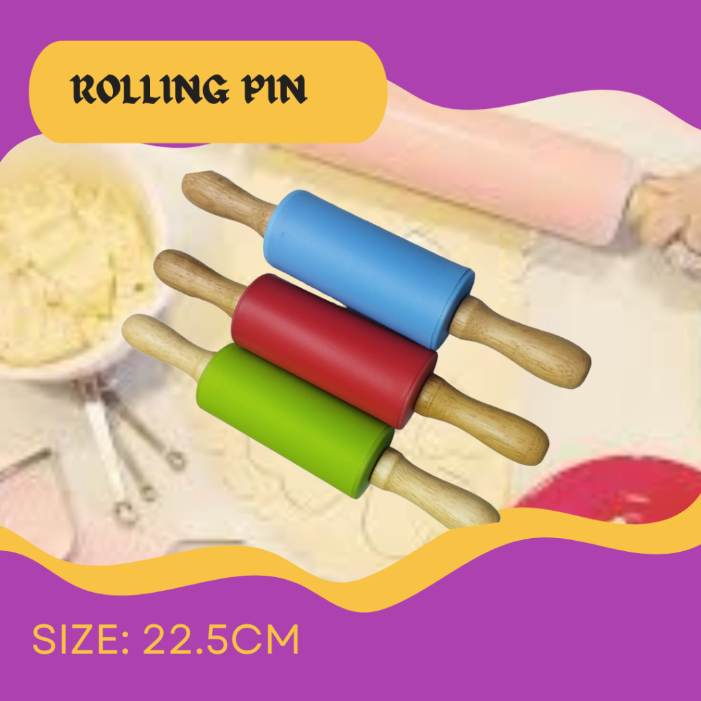 PLASTIC ROLLING PIN 22.5CM | Shopee Philippines