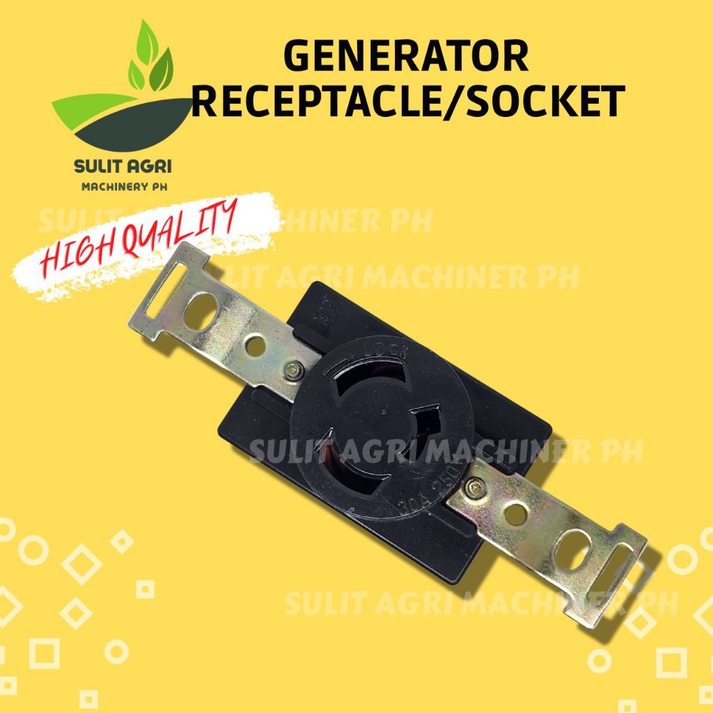 3 Prong Generator Female Plug Socket 30A 250V | Shopee Philippines