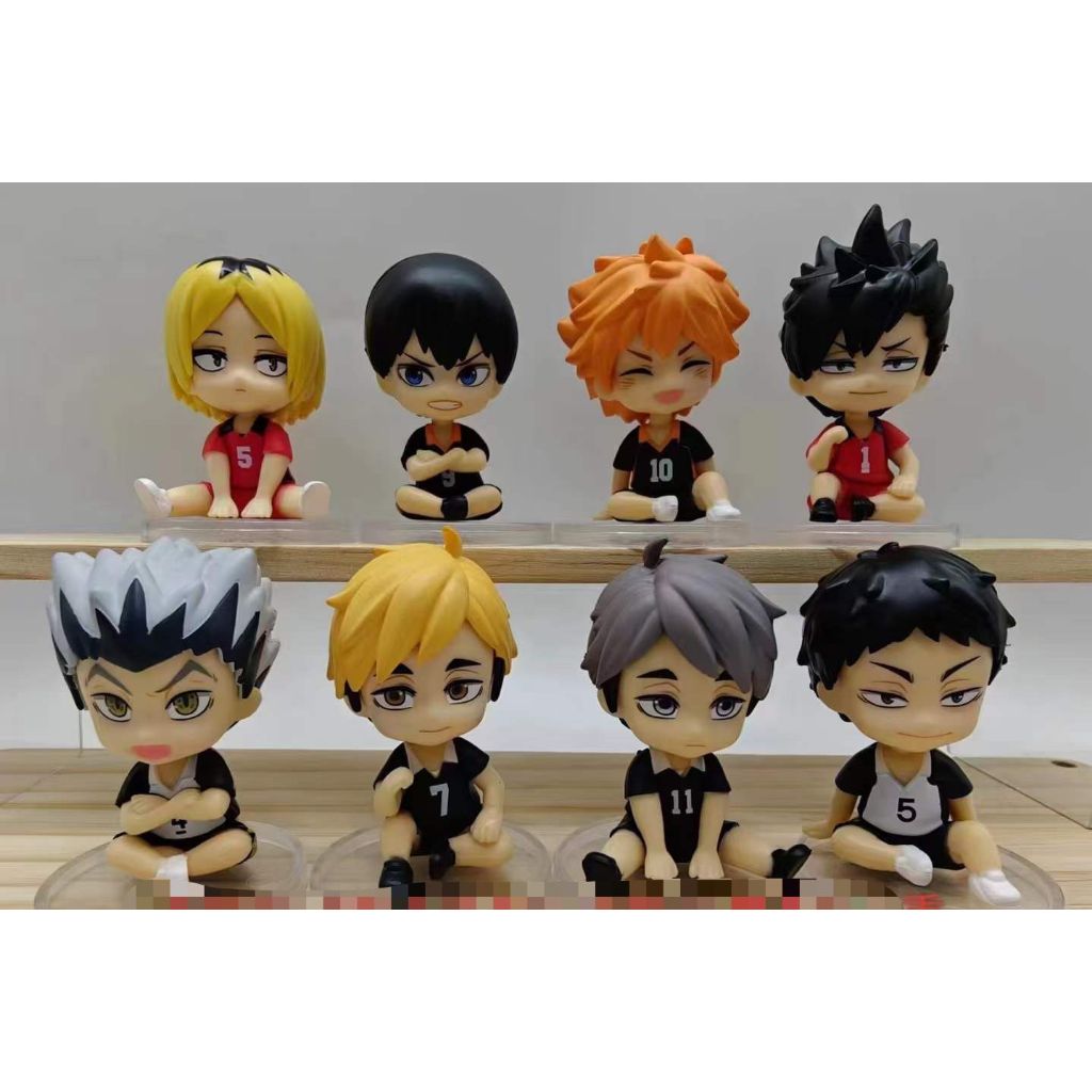 Haikyuu Hinata Shoyo,Kageyama Tobio,Oikawa Toru,Kozume Kenma Set of 8 ...