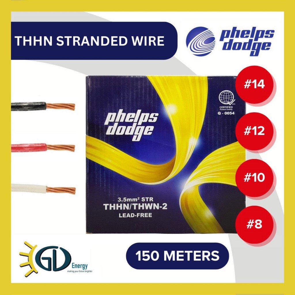 Phelps dodge THHN stranded electrical wire 150meters 14/7 2.0mm,12/7 3 ...