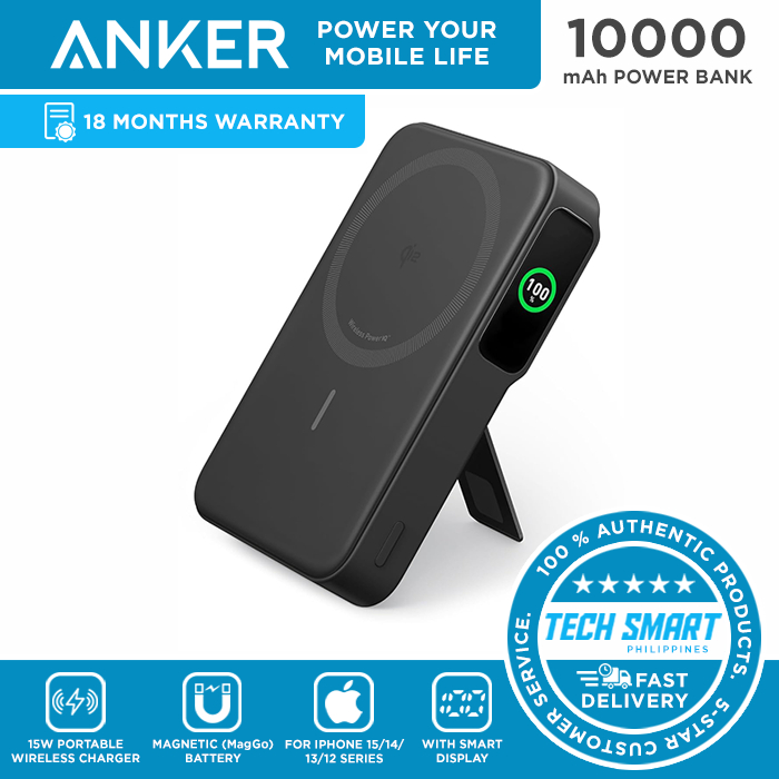 Anker Maggo Power Bank Qi2 Certified 15w Ultra Fast Magsafe Portable