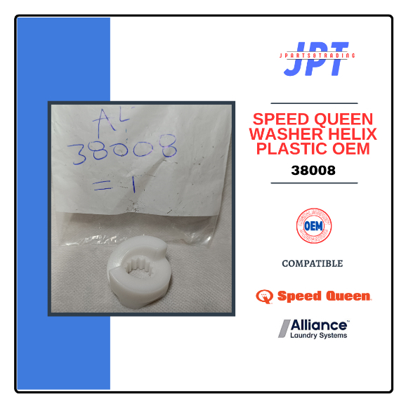 Speed Queen Plastic Helix Part #38008 | Appliance Repair Part For Washers/Dryers
