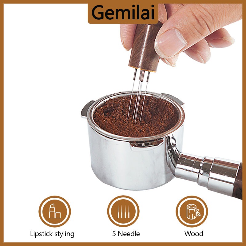 WDT Tool 5/8pin Coffee Distributor Caking Disperser Espresso Stirrer ...