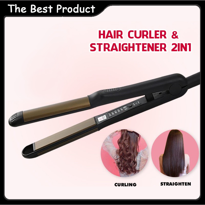 Ubeator 4in1 Hair Straightener and Curler Ceramic Professional Flat Iron  Fast Heat with Adjustable