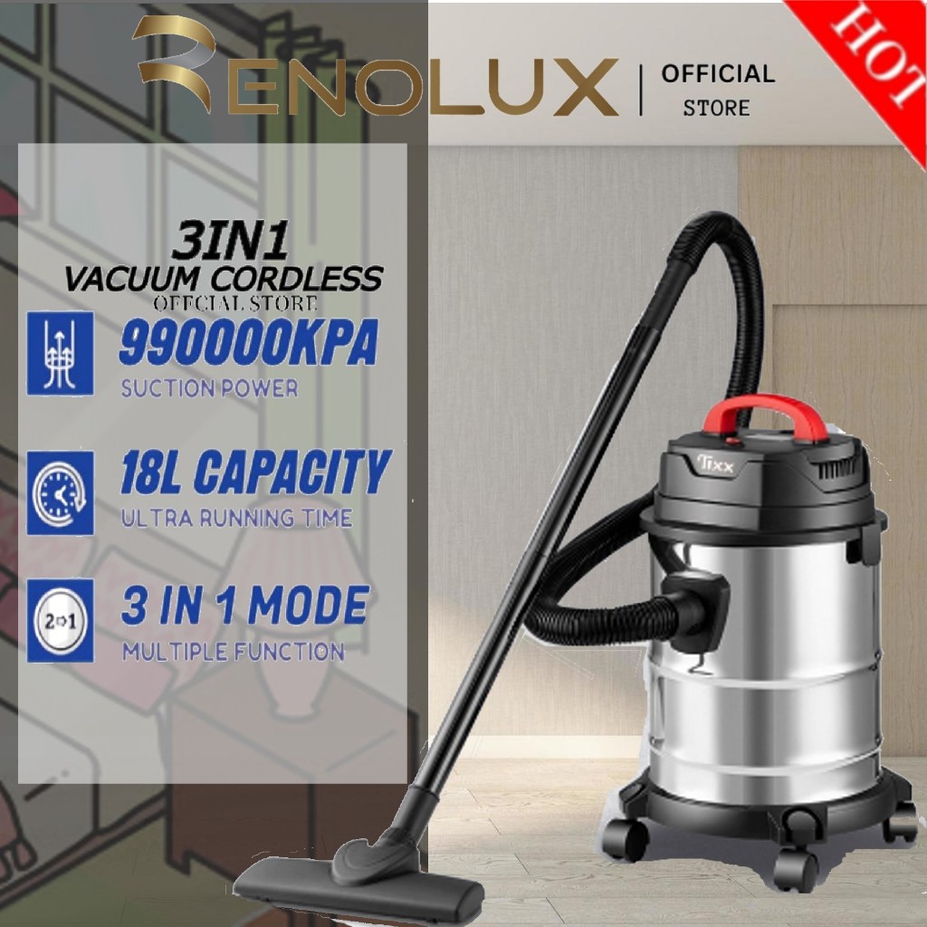 2024 Electrolux 3 in 1 / 2 in 1 Stainless Steel Vacuum Dry & Wet Heavy ...