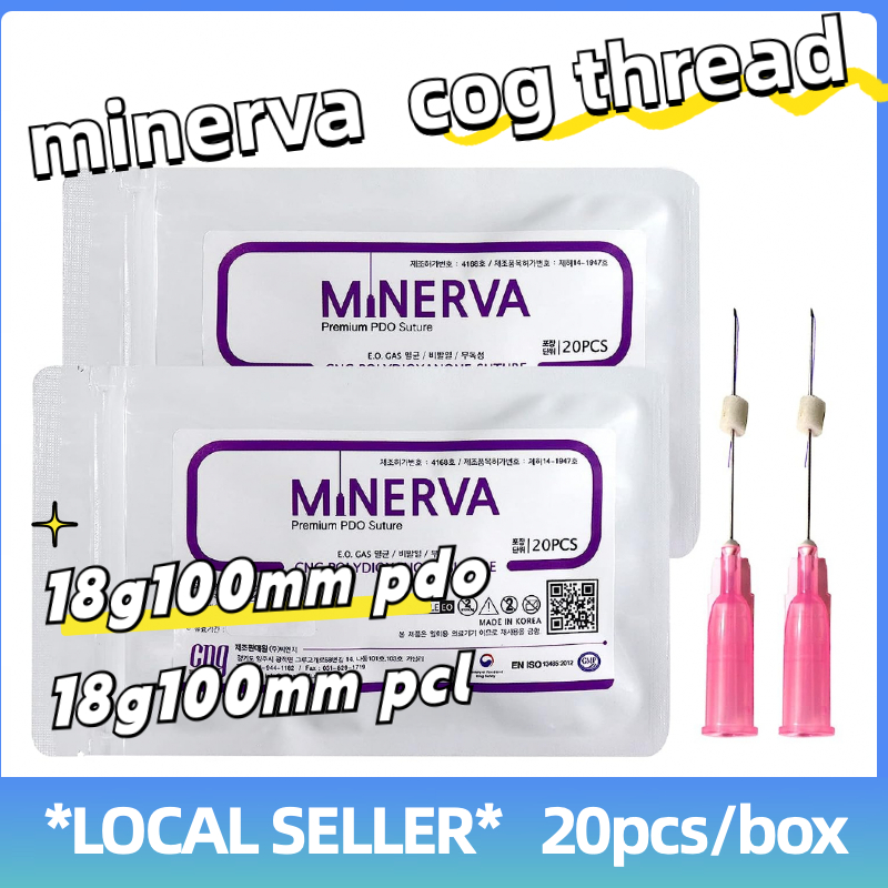 20pcs MINERVA Thread Fishbone line cog 18G*100mm PDO/PCL | Shopee ...